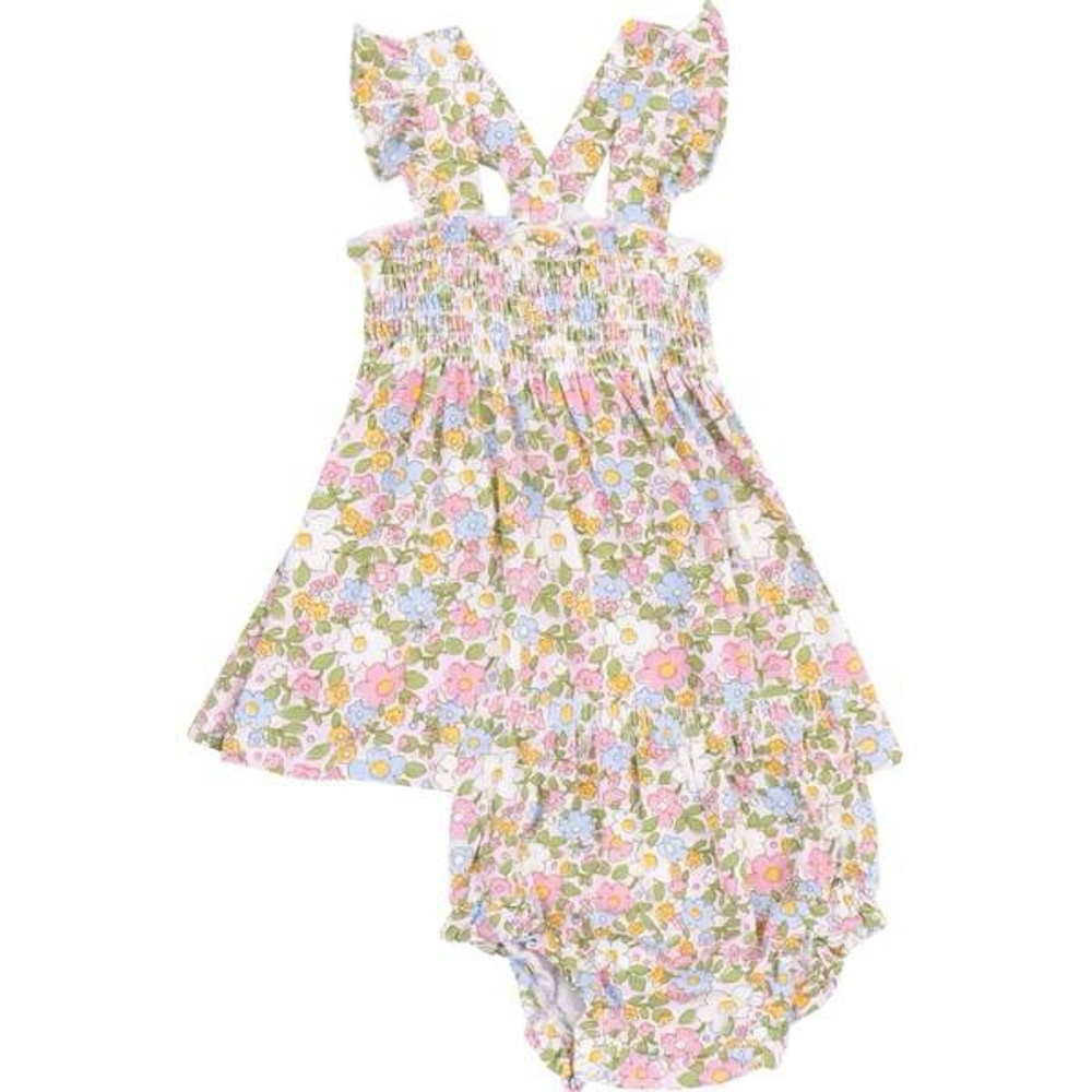 Angel Dear - Ruffle Strap Smocked Top and Bloomers